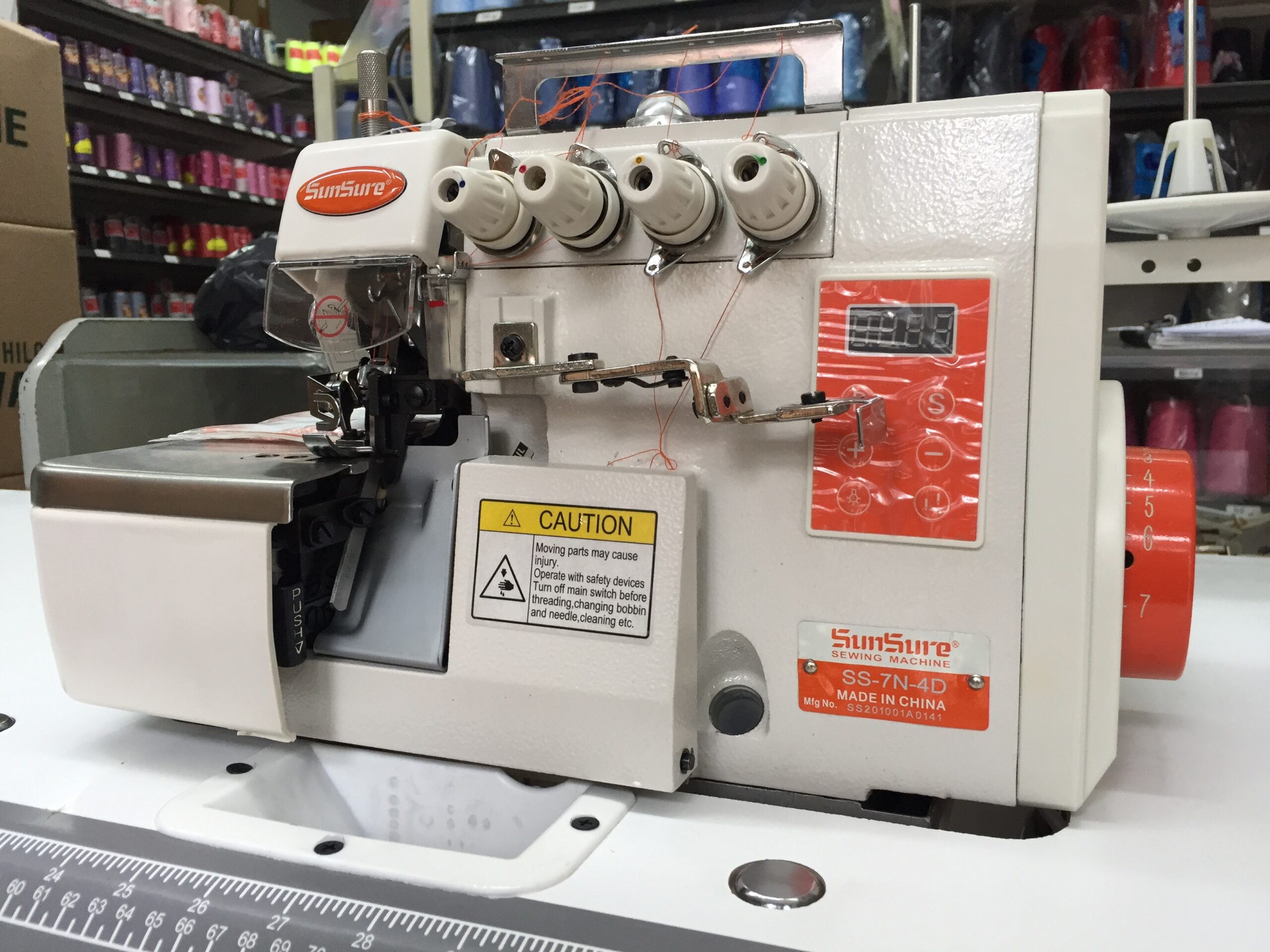 Overlock 4 Hilos Sunsure Ss 7n 4d Maquineria Paternal